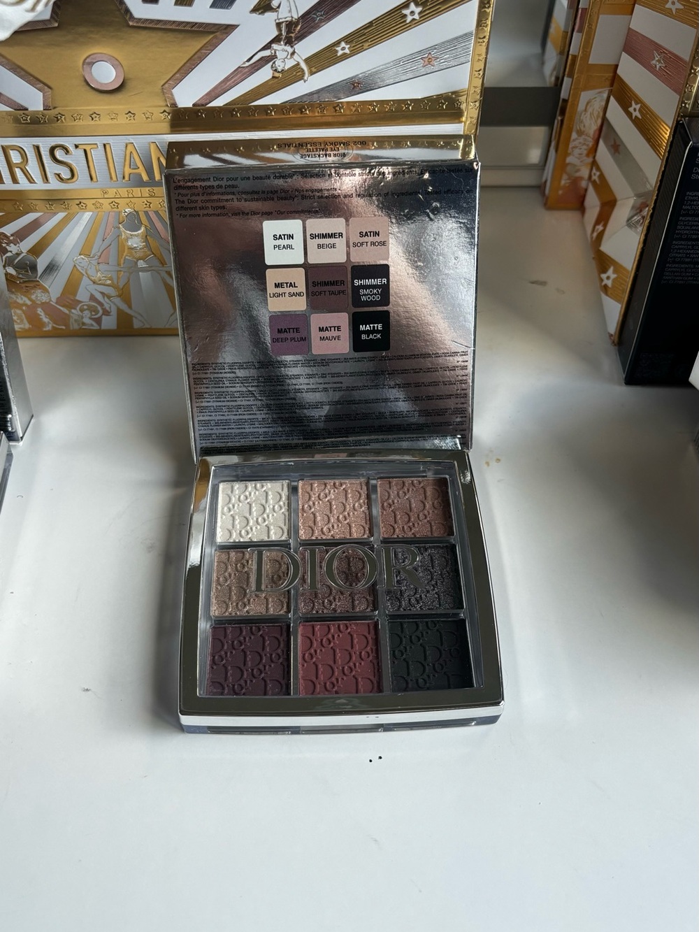 Dior Backstage Eyeshadow Palette Cool Neutrals - Picture 1 of 4